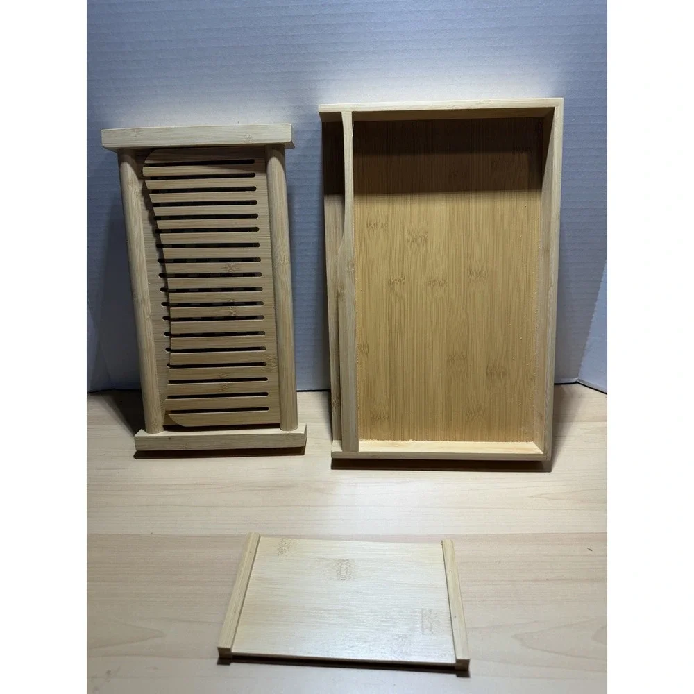 Bambusi Bamboo Bread Slicer - Missing Knife